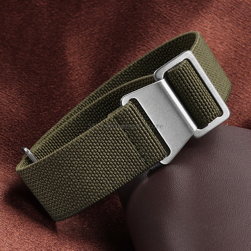 Parachute Strap Elastic - Tali jam tangan kepang nilon elastis,