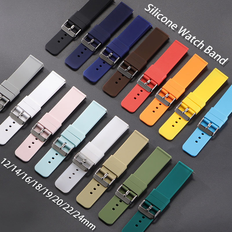 Nato Strap Nylon - Tali Silikon 12Mm 14Mm 16Mm 18Mm
