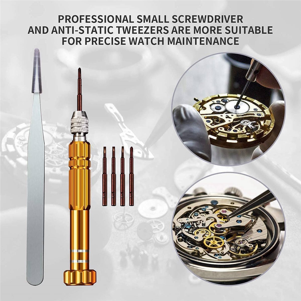 Spring Bar Tool Set - Kit Perbaikan Jam Tangan ABGQ, 298