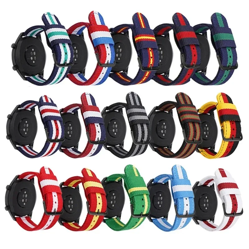 Tali Jam Tangan Nilon 20Mm 22M - Nato Strap Nylon ulasan dan harga