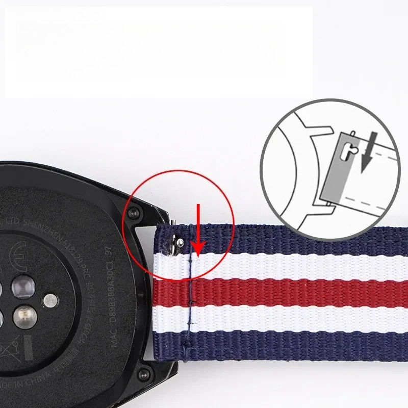 Tali Jam Tangan Nilon 20Mm 22M - Nato Strap Nylon ulasan dan harga