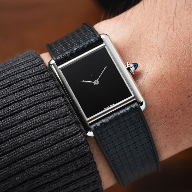 Cocok untuk Cartier Santos Ome - Cartier Watch Santos ulasan dan harga