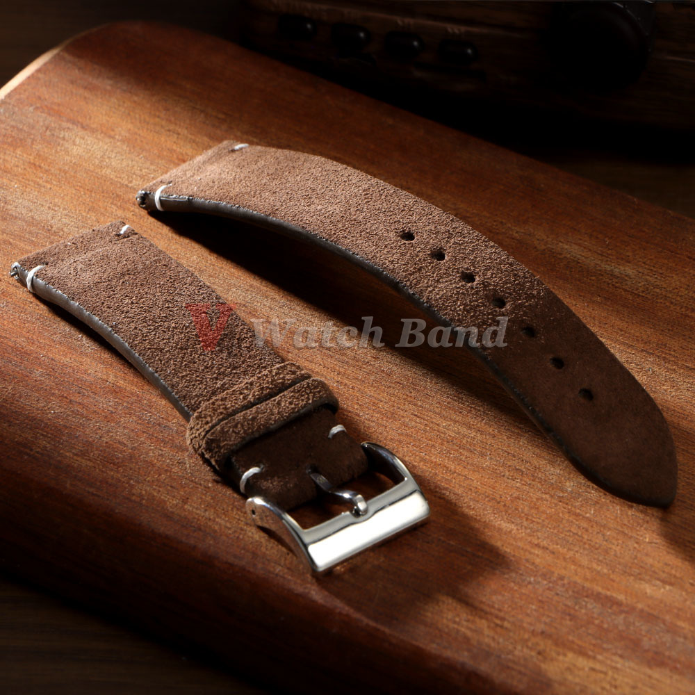 Tali Jam Tangan Antik Kulit Sa - Suede Strap Watch ulasan dan harga
