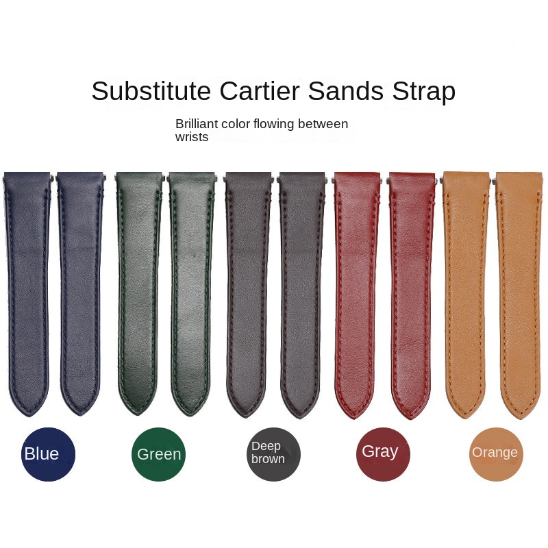 Tali Jam Tangan Kulit Sapi 21M - Cartier Watch Santos ulasan dan harga
