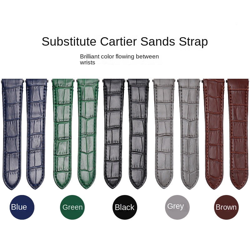 Tali Jam Tangan Kulit Sapi 21M - Cartier Watch Santos ulasan dan harga