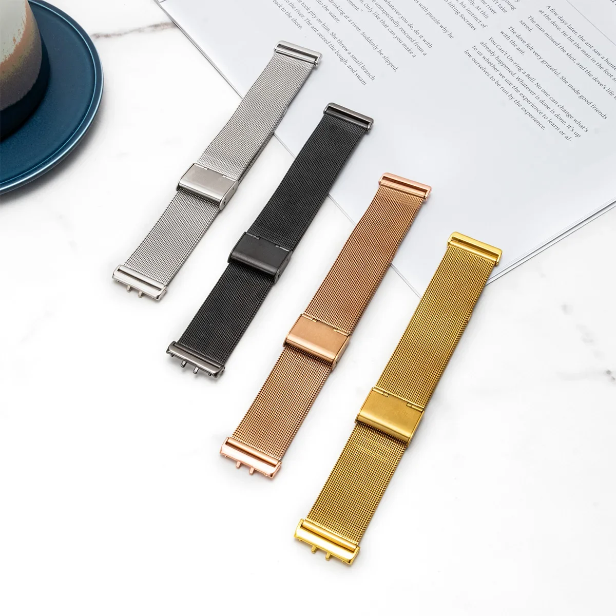 Tali Baja Tahan Karat untuk Ja - Mesh Strap Metal ulasan dan harga