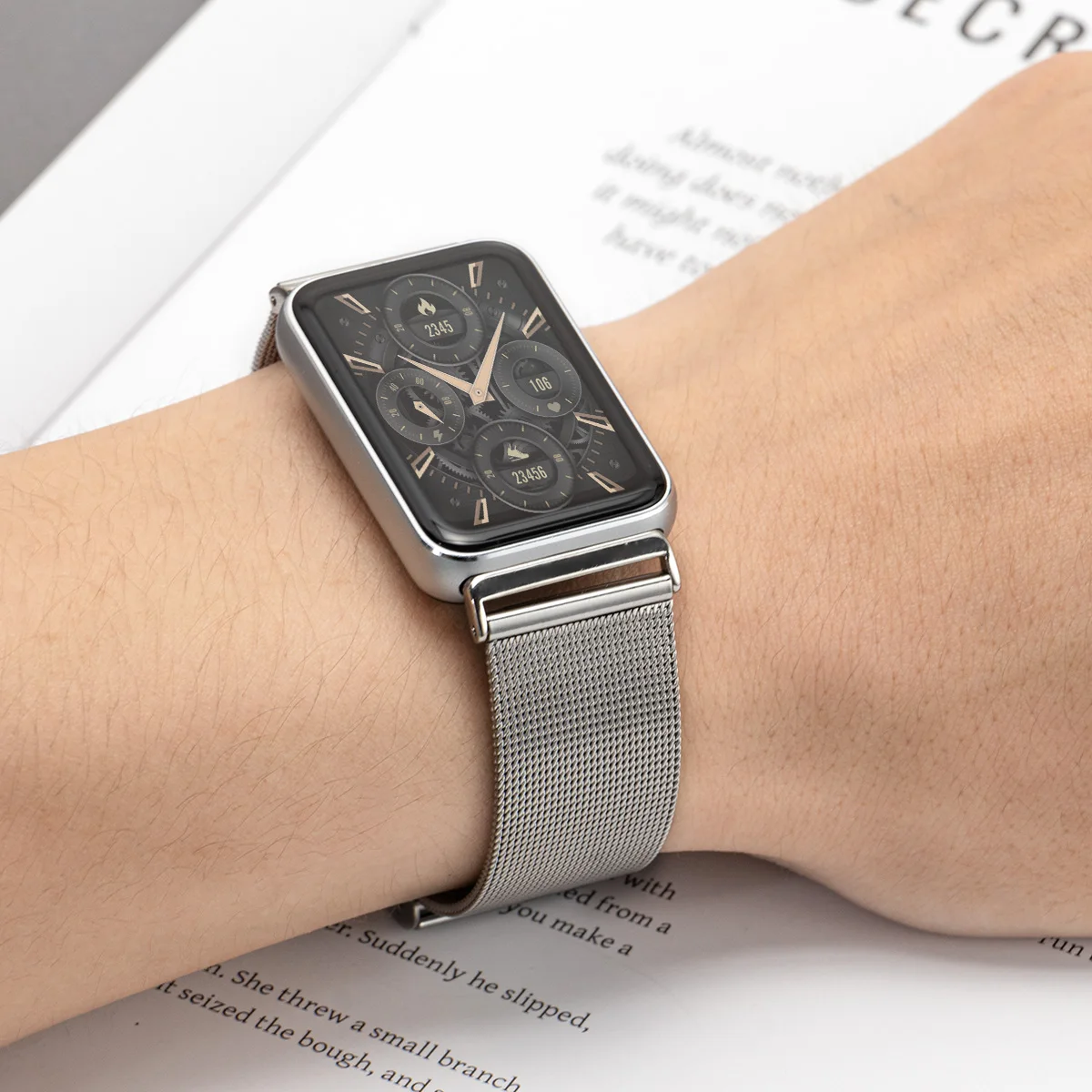 Tali Baja Tahan Karat untuk Ja - Mesh Strap Metal ulasan dan harga