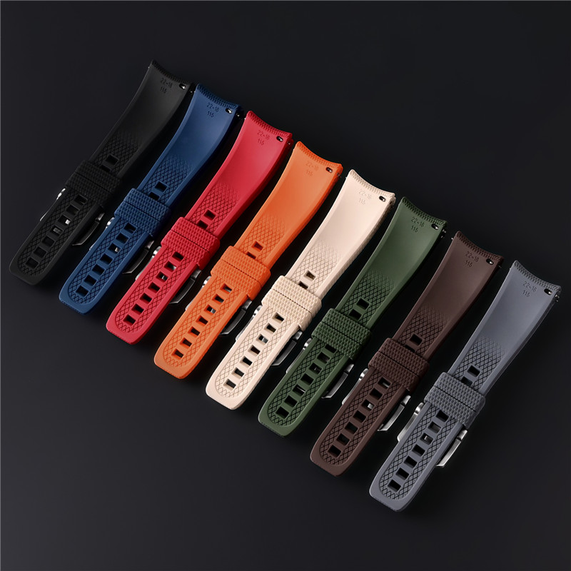 Tali Jam Tangan Karet Fluoro 1 - Rubber Strap Diver ulasan dan harga