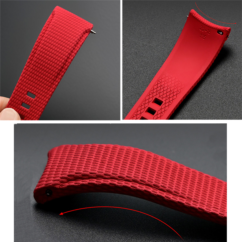 Tali Jam Tangan Karet Fluoro 1 - Rubber Strap Diver ulasan dan harga