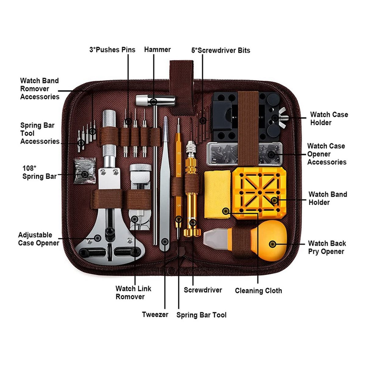 Kit Perbaikan Jam Tangan ABGQ, - Spring Bar Tool Set ulasan dan harga