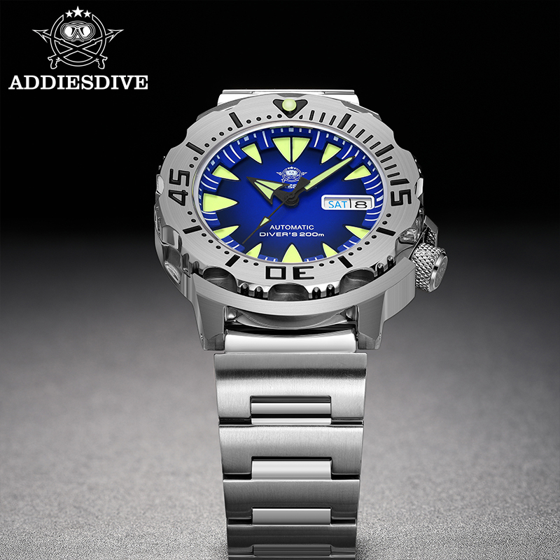 ADDIESDIVE Japan NH36 Jam Tang - Stainless Bracelet Diver ulasan dan harga