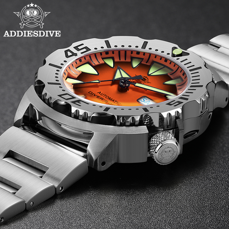 ADDIESDIVE Japan NH36 Jam Tang - Stainless Bracelet Diver ulasan dan harga